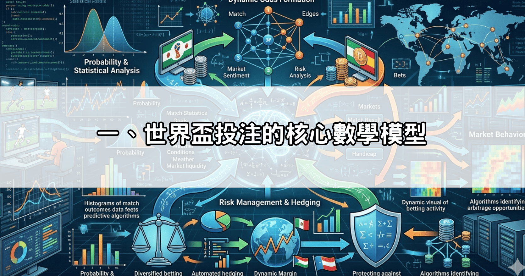 一、世界盃投注的核心數學模型