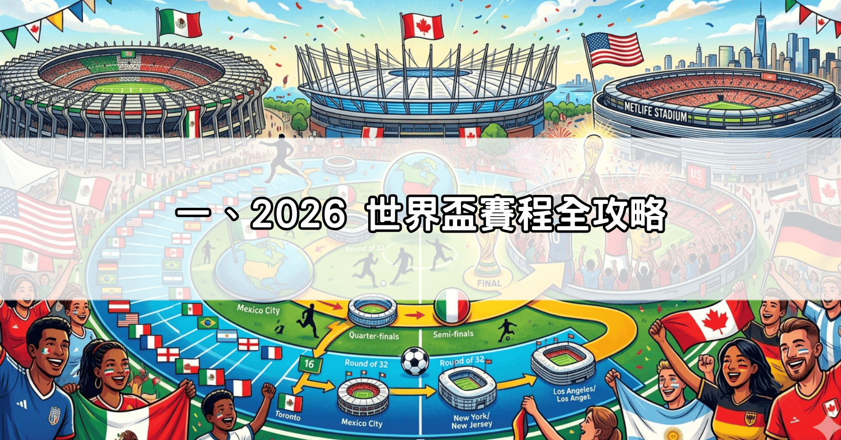 一、2026 世界盃賽程全攻略